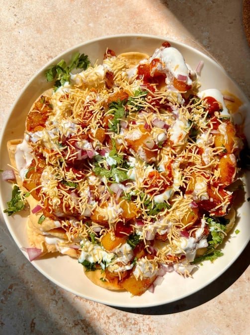Chaat Papdi at Basant Restaurant Cakes & Sweets