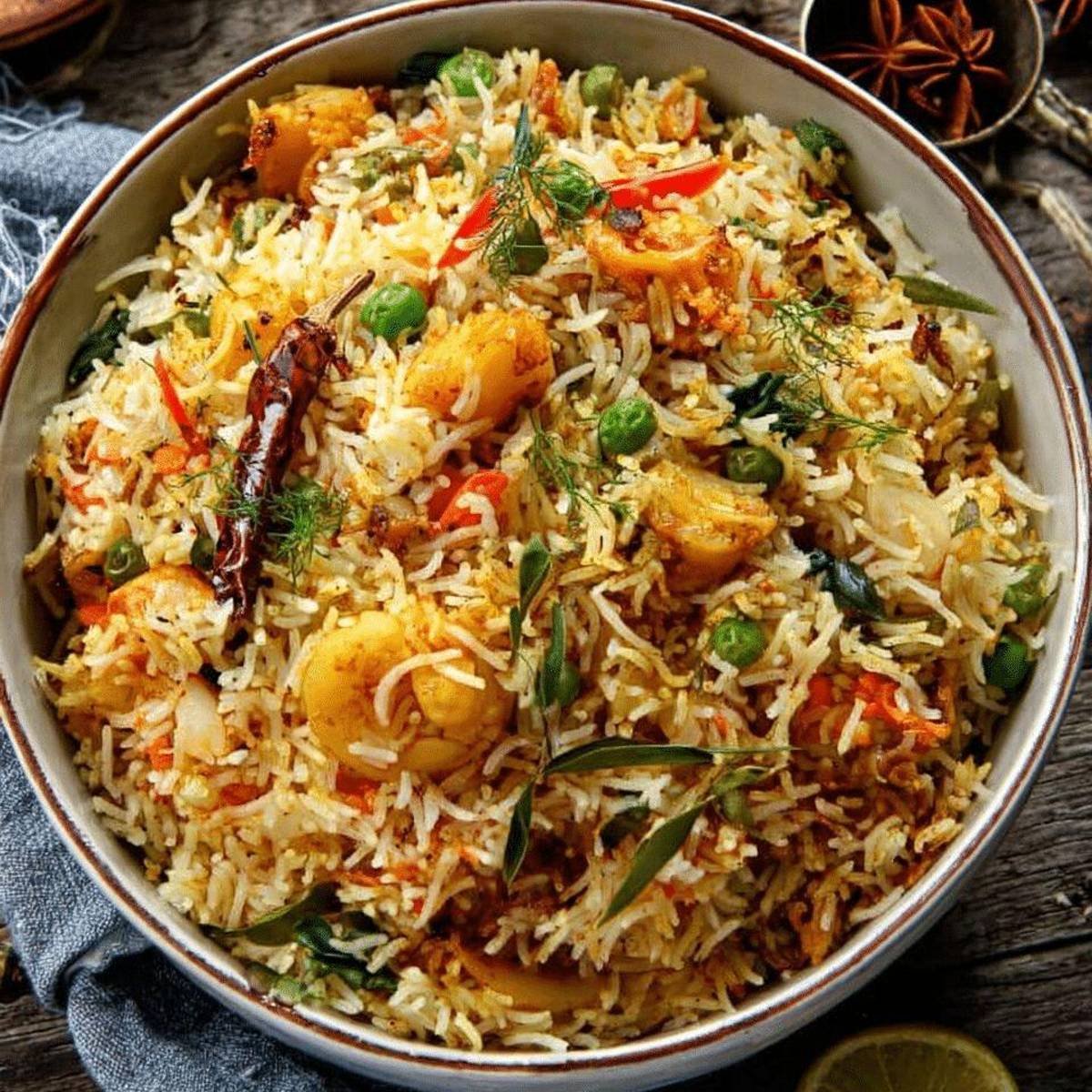 Veg Biryani at Basant Restaurant Cakes & Sweets