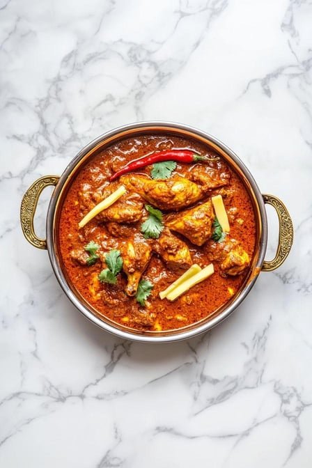 Kadahi Chicken at Basant Restaurant Cakes & Sweets