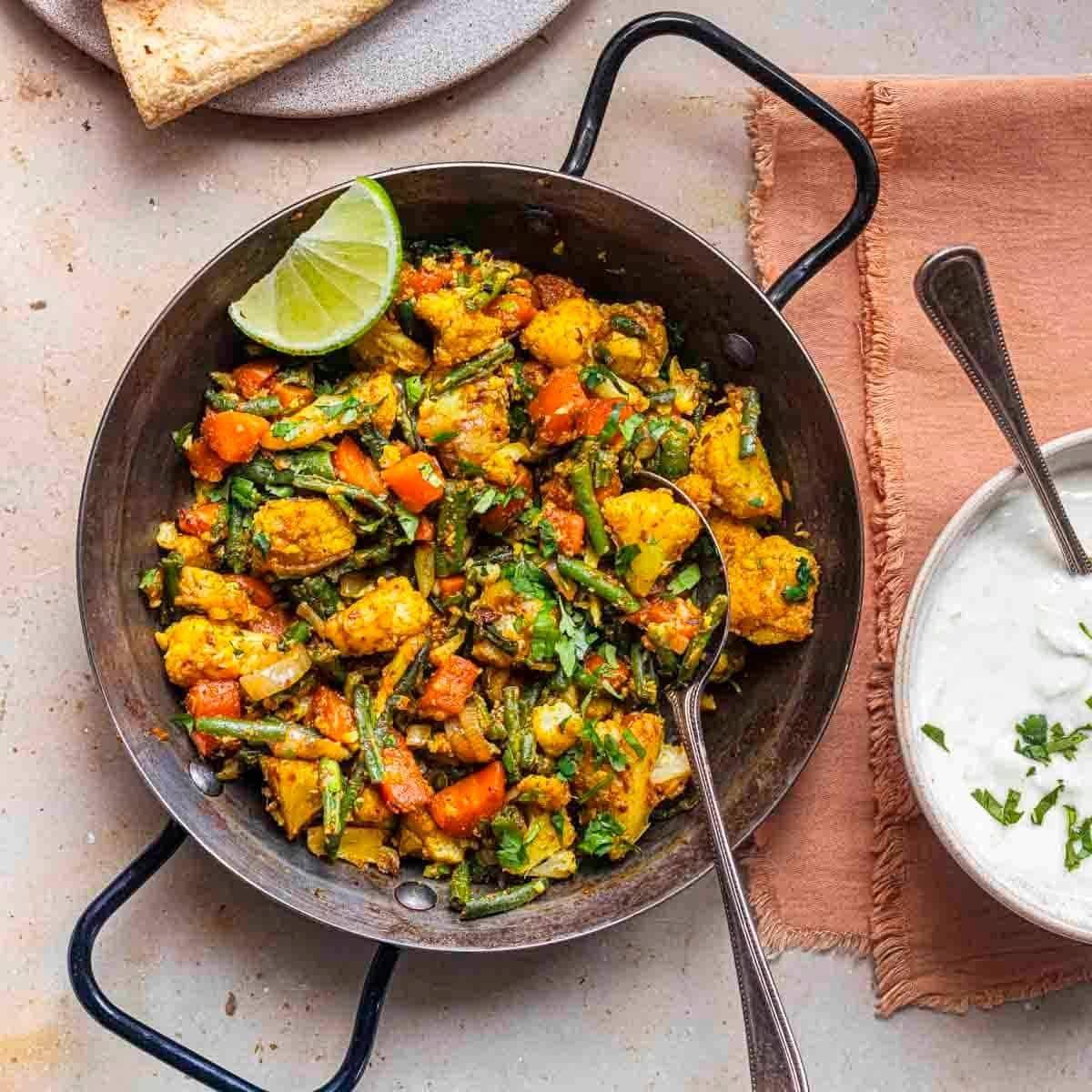 Mixed Vegetables at Basant Restaurant Cakes & Sweets