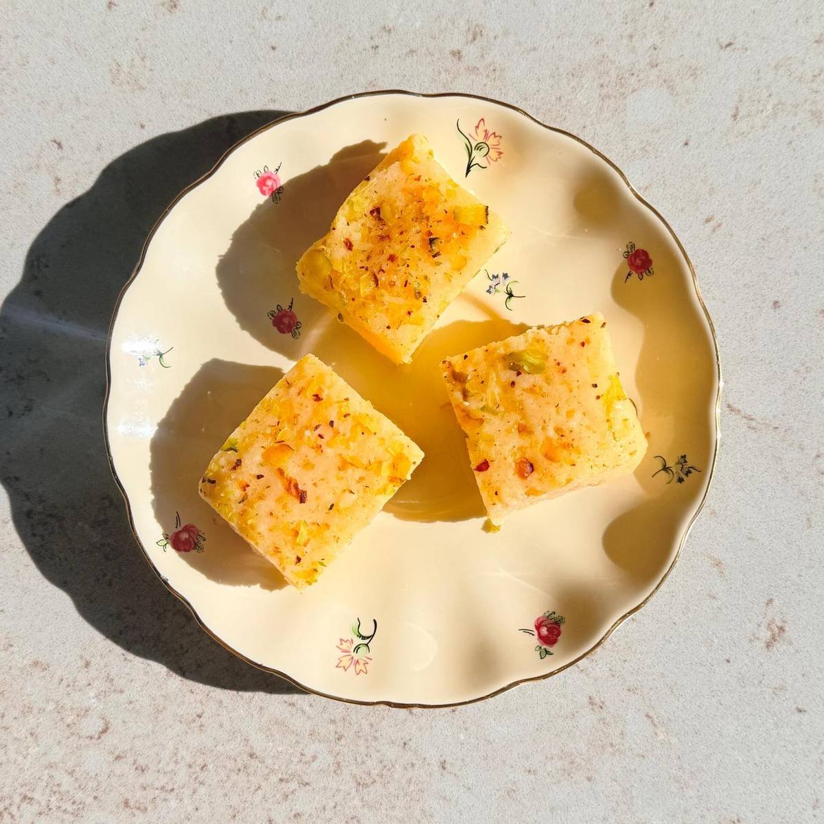 Pista Barfi at Basant Restaurant Cakes & Sweets