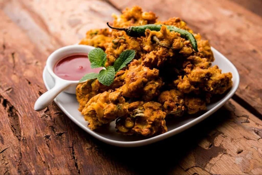 Vegetable Pakora at Basant Restaurant Cakes & Sweets