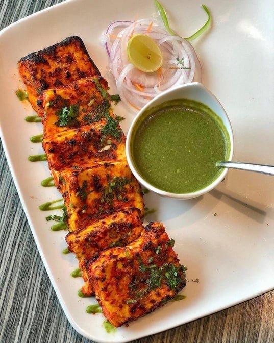 Paneer Tikka at Basant Restaurant Cakes & Sweets