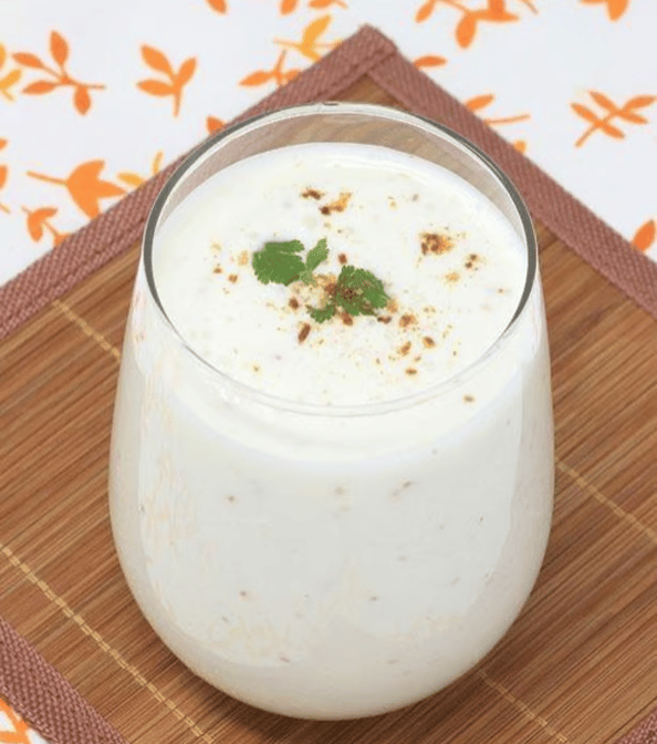 Salty Lassi at Basant Restaurant Cakes & Sweets