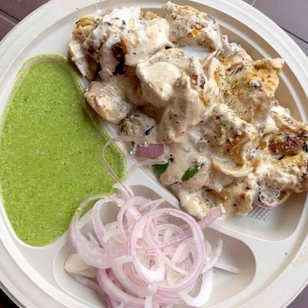 Malai Soya Chaap with 1 Rumali at Basant Restaurant Cakes & Sweets