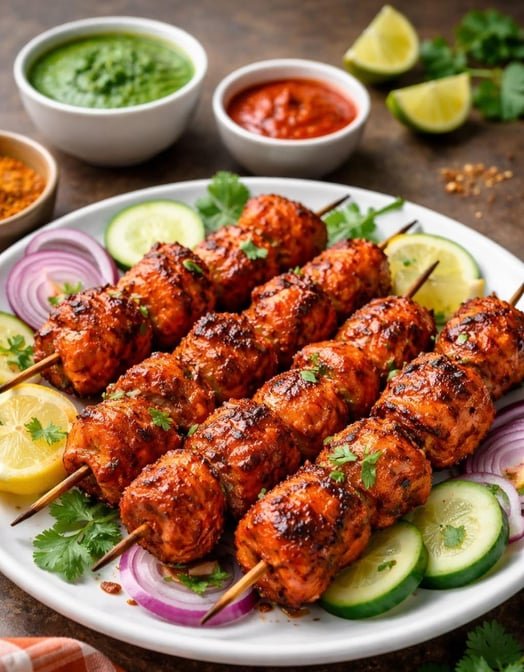 Chicken Tikka at Basant Restaurant Cakes & Sweets