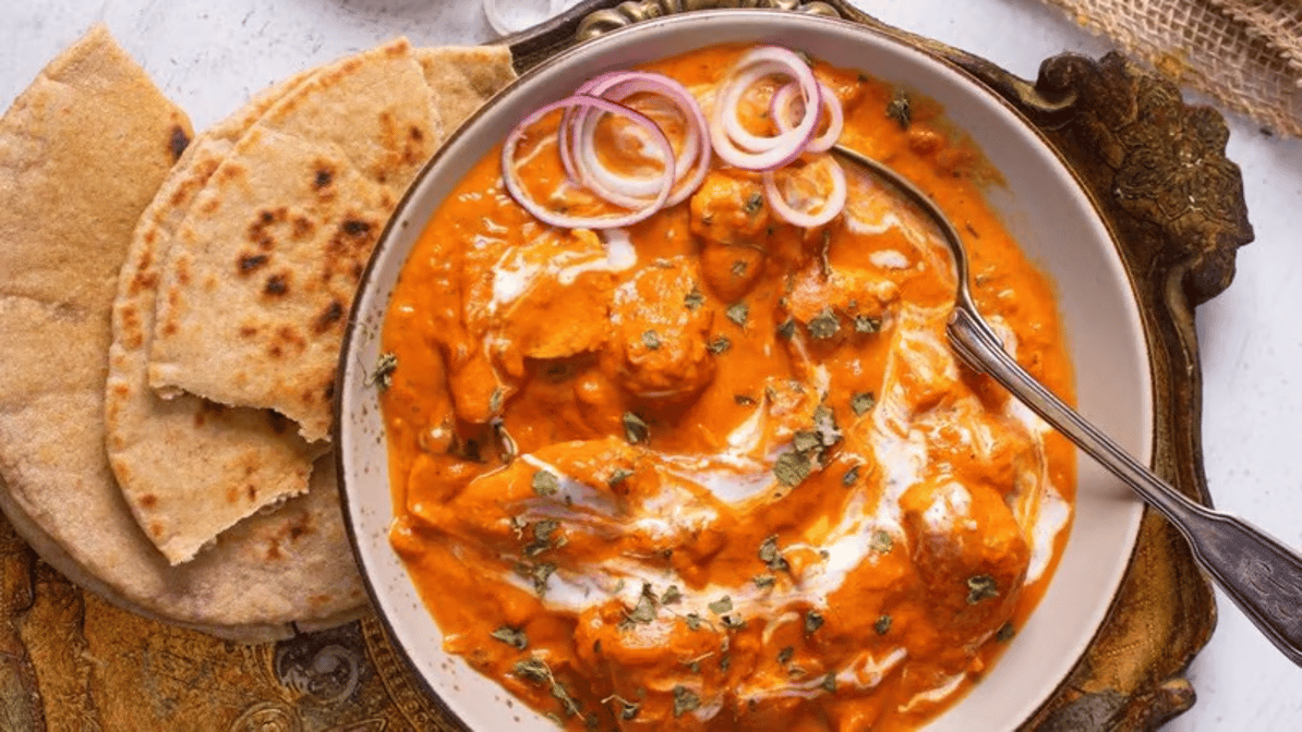 Butter Chicken at Basant Restaurant Cakes & Sweets