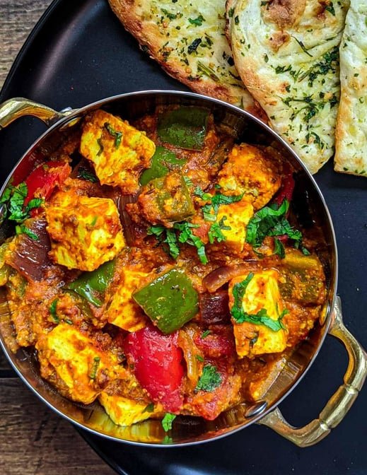 Kadahi Paneer at Basant Restaurant Cakes & Sweets