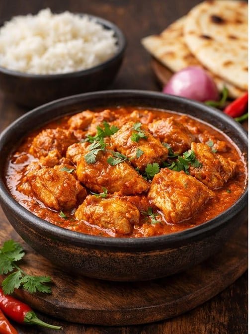 Chicken Curry at Basant Restaurant Cakes & Sweets
