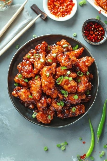 Chilli Chicken at Basant Restaurant Cakes & Sweets