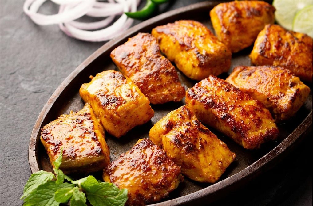 Tandoori Fish at Basant Restaurant Cakes & Sweets