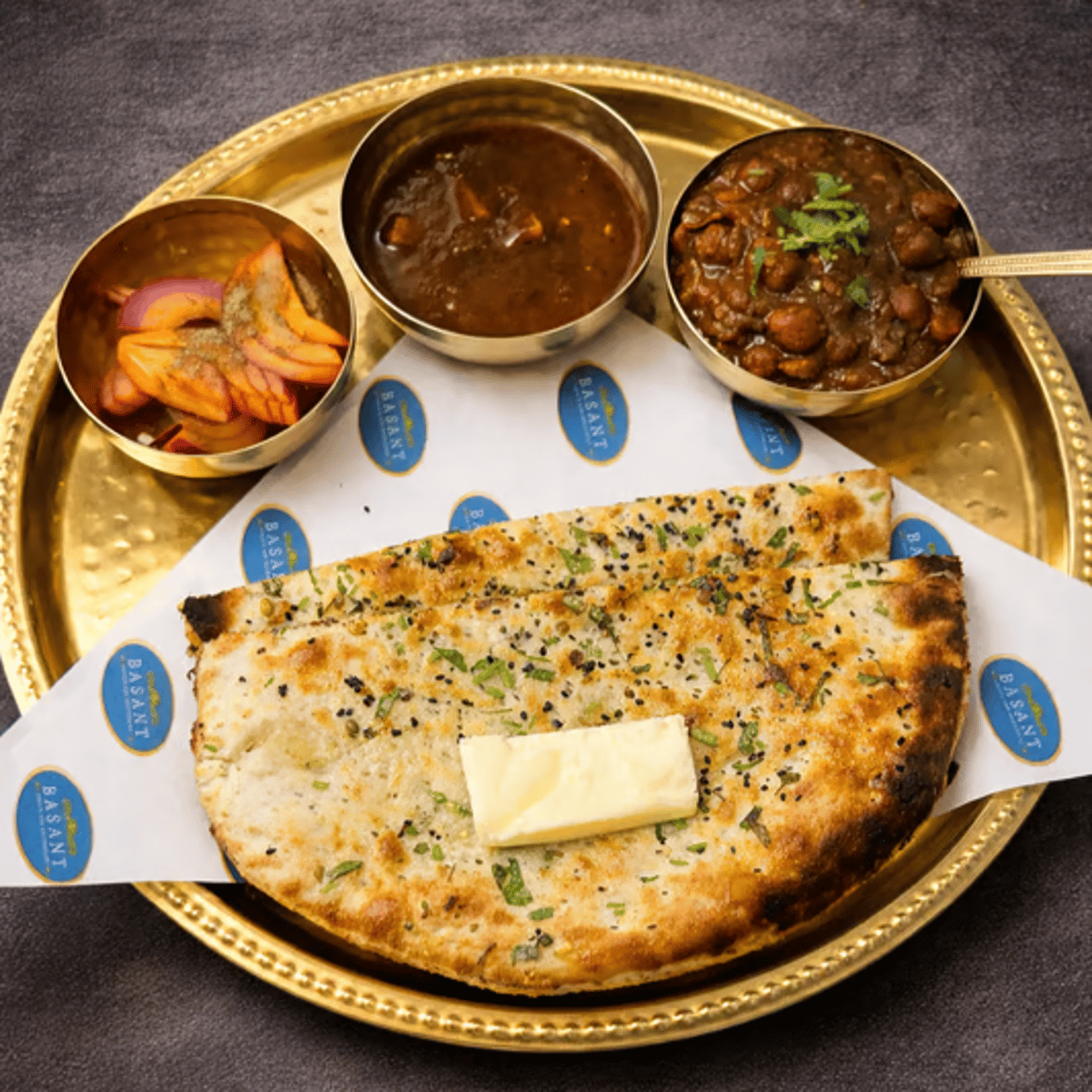 Amritsari Kulcha at Basant Restaurant Cakes & Sweets