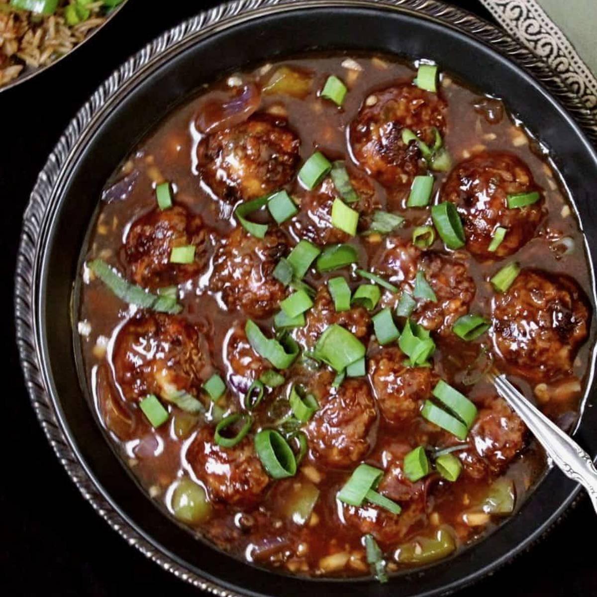 Veg Manchurian at Basant Restaurant Cakes & Sweets