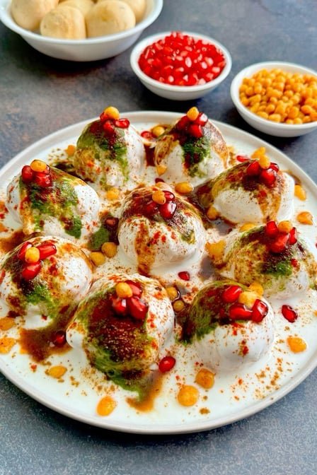 Dahi Bhalla at Basant Restaurant Cakes & Sweets
