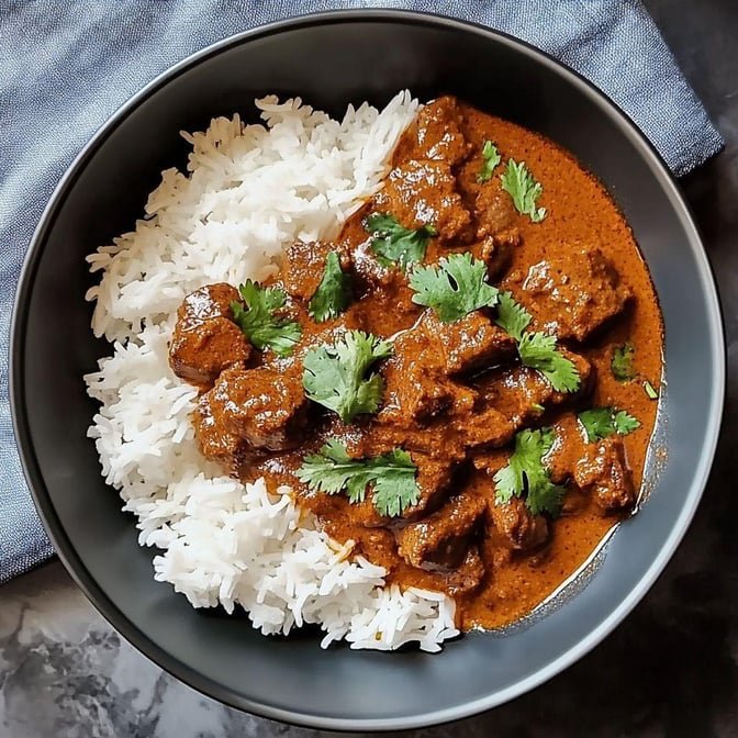 Goat Curry Rice Bowl at Basant Restaurant Cakes & Sweets