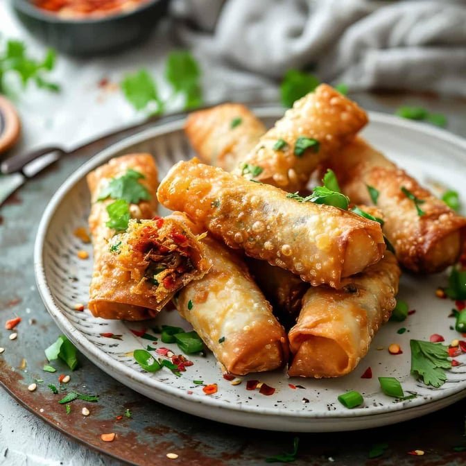 Spring Rolls at Basant Restaurant Cakes & Sweets