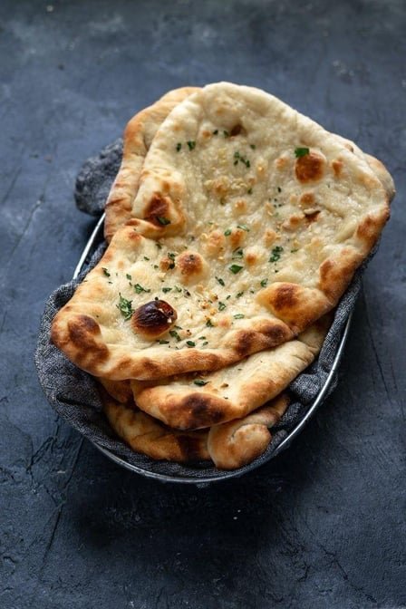 Butter Naan at Basant Restaurant Cakes & Sweets