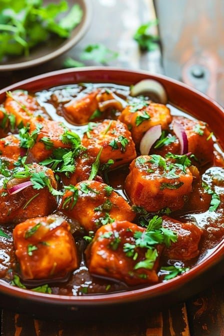 Chilli Paneer at Basant Restaurant Cakes & Sweets